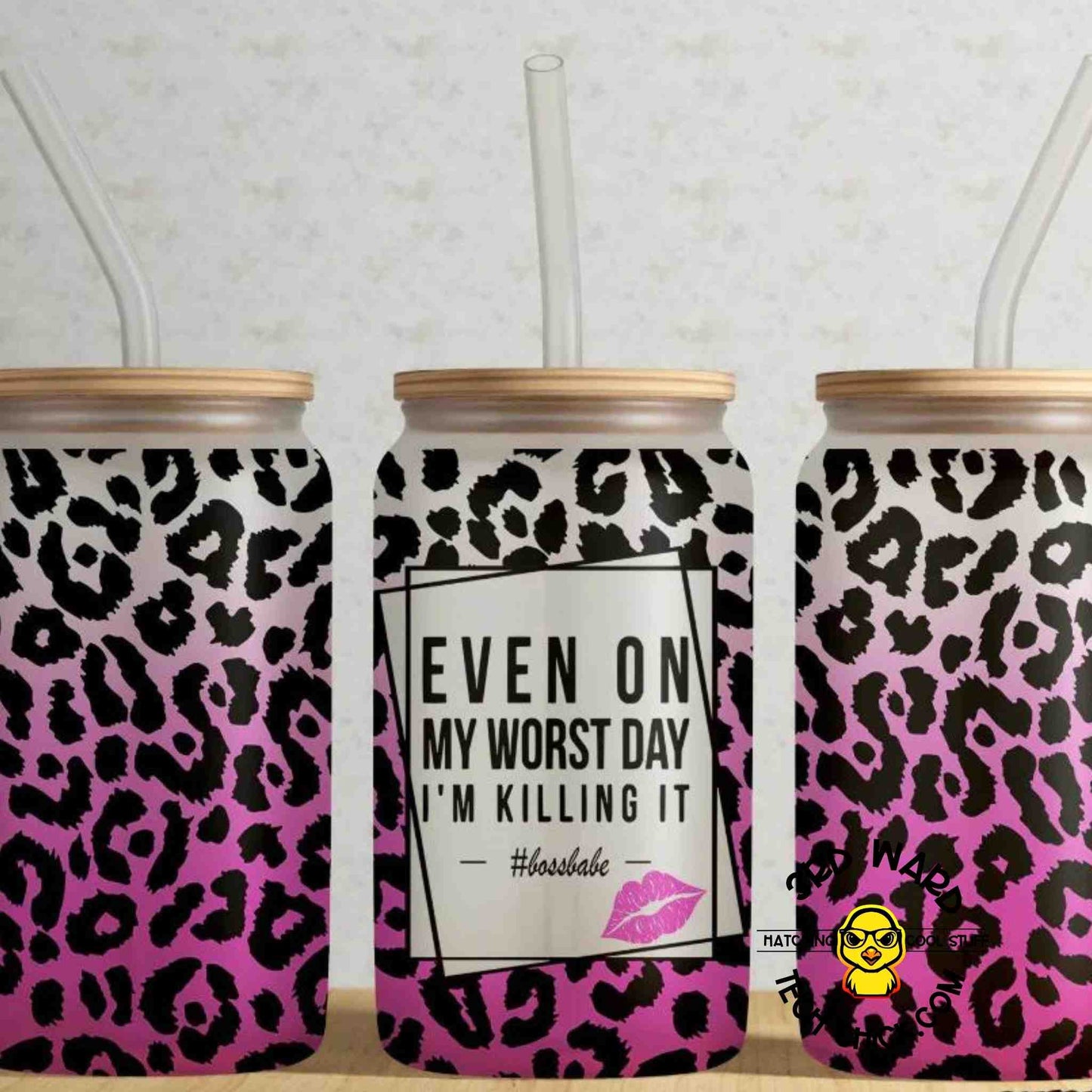 Killing It 16 oz Glass Cup