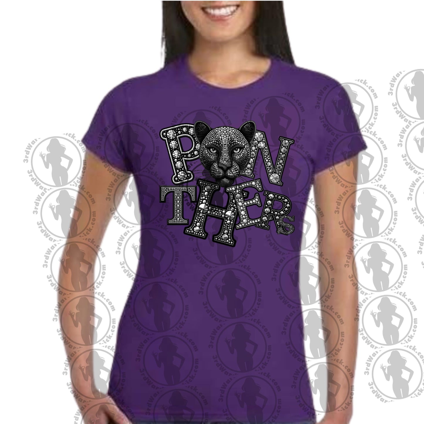 Faux Rhinestone & Faux Embroiderd Mascot